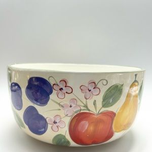 🍎🌸🌿Home - ceramic fruit bowl.